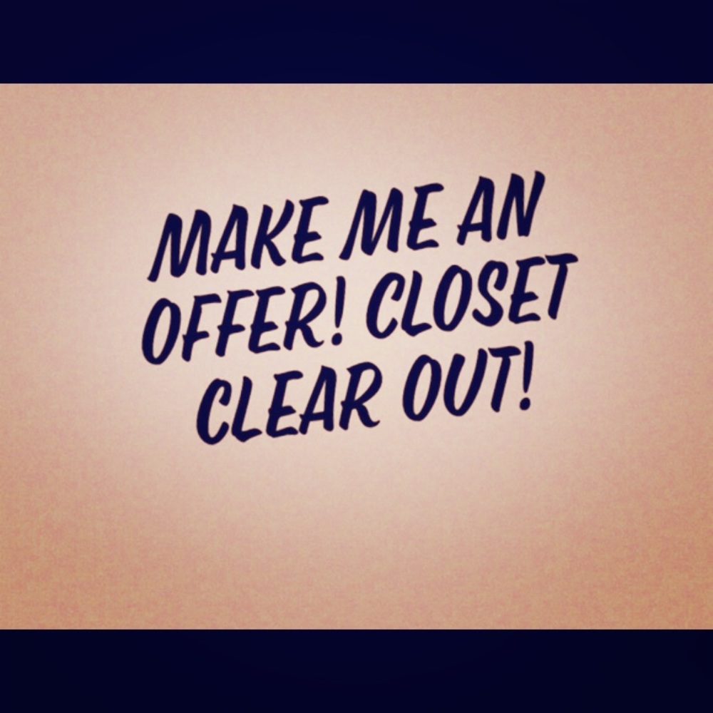 Closet clear out
